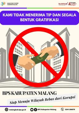 BPS Kabupaten Malang Menolak Tip dan Gratifikasi