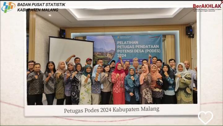 Pelatihan Petugas Potensi Desa (Podes) 2024