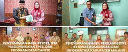 Penyampaian Hasil ST2023, IPM, Hasil Penilaian EPSS, dan Program Desa Cantik 2023 ke Bupati