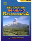 Kecamatan Ngantang Dalam Angka 2013