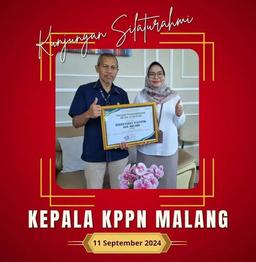 visit of the Head of the Malang State Treasury Services Office (KPPN)